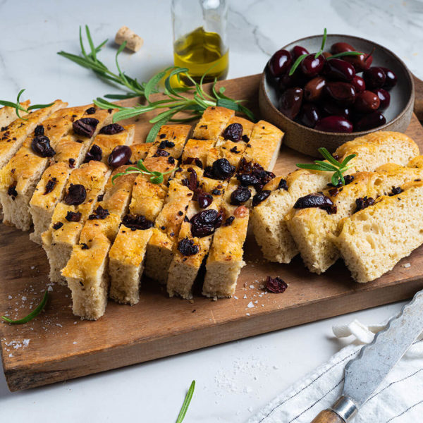 Focaccia til tapas - Meny Catering